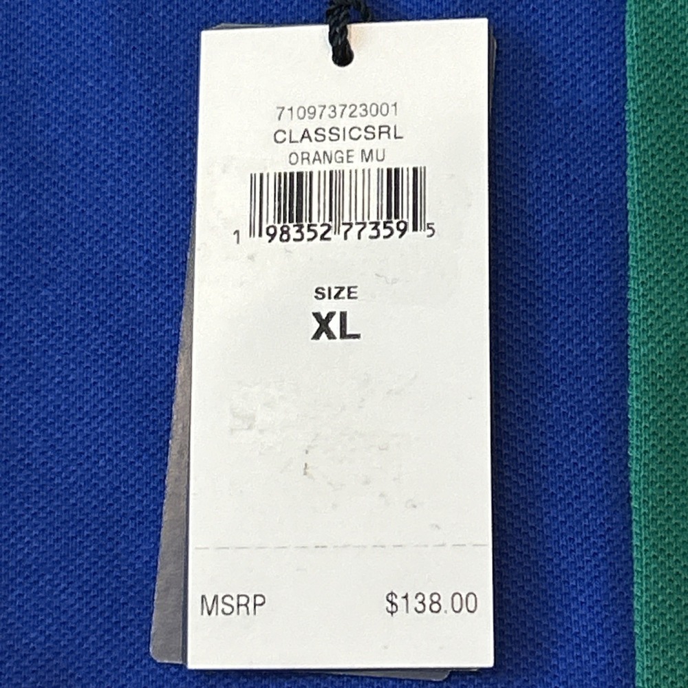 Polo Ralph Lauren Shirt Mens XL Multi Colorblock Big Pony Mesh Pique Player Polo - Picture 7 of 11